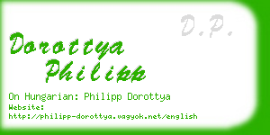 dorottya philipp business card